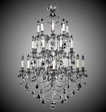 American Brass & Crystal CH9582-A-02G-ST - 24 Light Chandelier